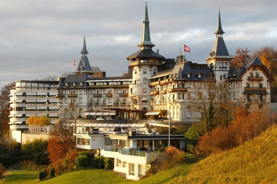 The Dolder Grand on a hillside in Zürich